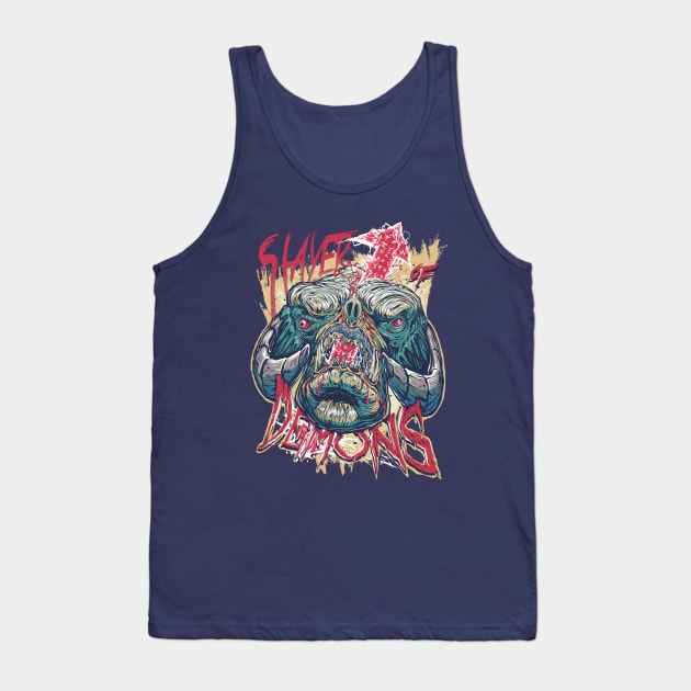 Slayer of Demons Tank Top by MeFO